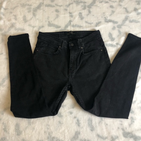 Zara: ZDMC Goods Original Denim Clothing 1975. Skinny High Rise  Black Jeans - Picture 7 of 15